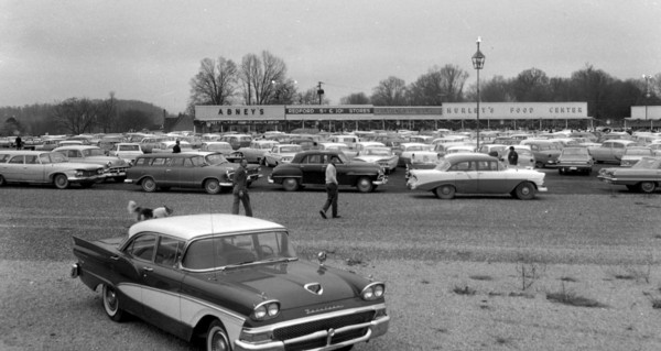 crowded lot