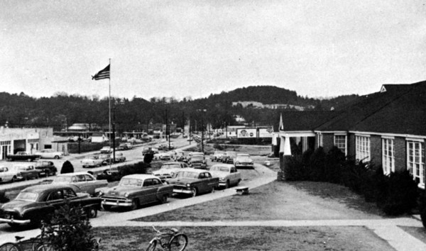 school looking west