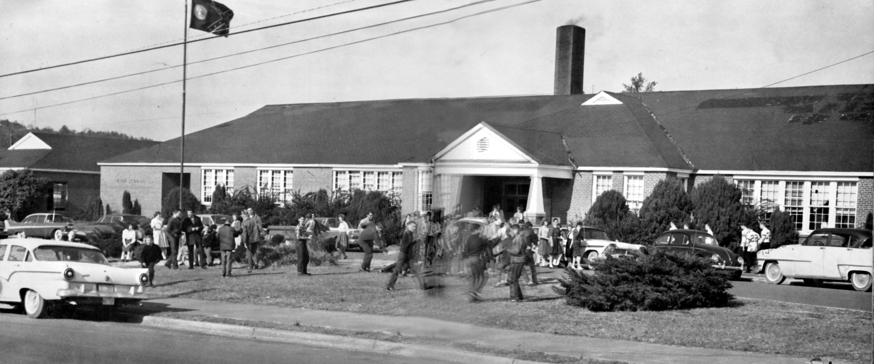 front of school